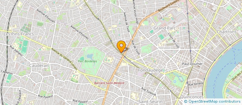 localisation de l'entreprise MADAME HENRIETTE JAUBERT  LE BOUSCAT