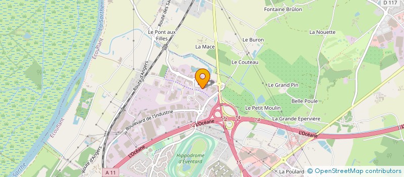 localisation de l'entreprise MADAME HENRIETTE JONCHERE à ECOUFLANT