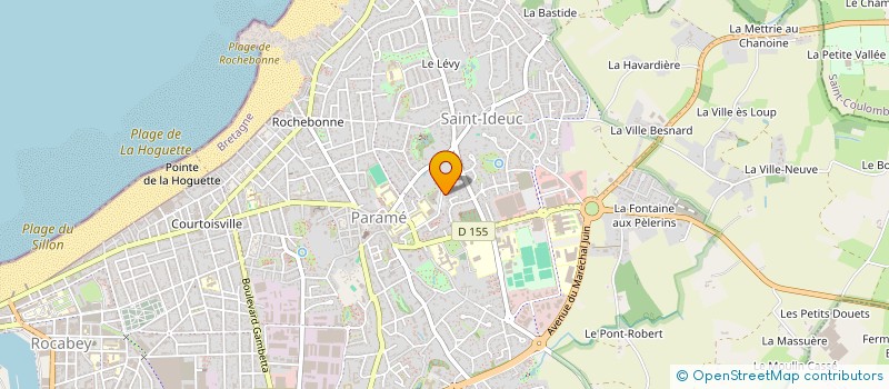 localisation de l'entreprise MADAME HENRIETTE KERMEUR à SAINT-MALO