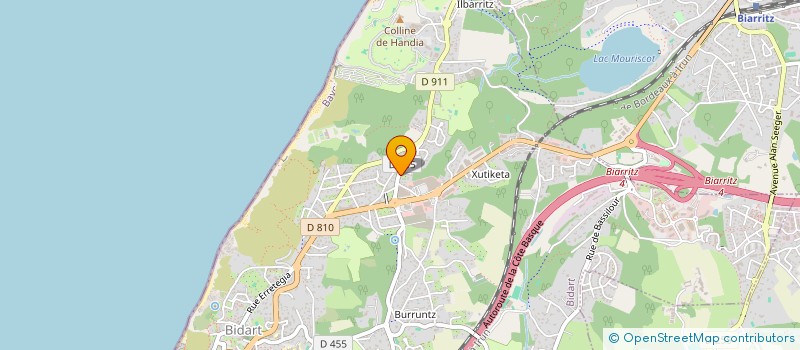 localisation de l'entreprise MADAME HENRIETTE LABADIE  GUETHARY