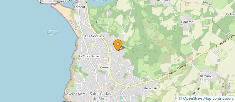 localisation de l'entreprise MADAME HENRIETTE LAIR  SAINT-GILDAS-DE-RHUYS