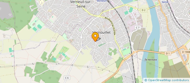 localisation de l'entreprise MADAME HENRIETTE LARRIBAU à VERNOUILLET