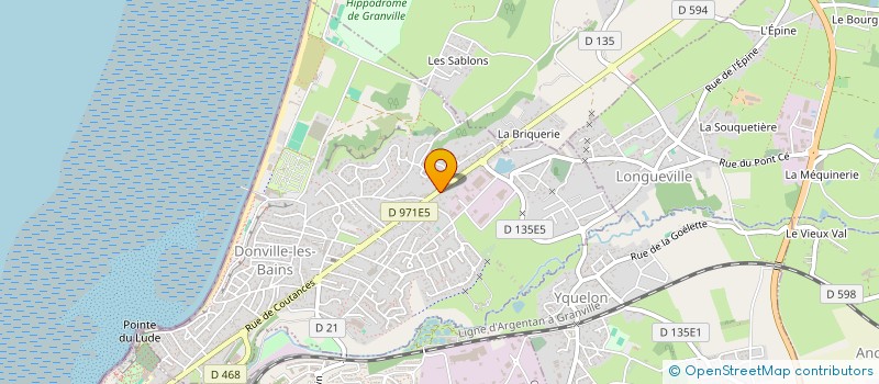 localisation de l'entreprise MADAME HENRIETTE LAUNAY  DONVILLE-LES-BAINS