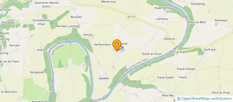 localisation de l'entreprise MADAME HENRIETTE LE BRAS  LAZ