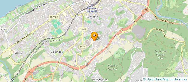 localisation de l'entreprise MADAME HENRIETTE LE MEUR à THONON-LES-BAINS