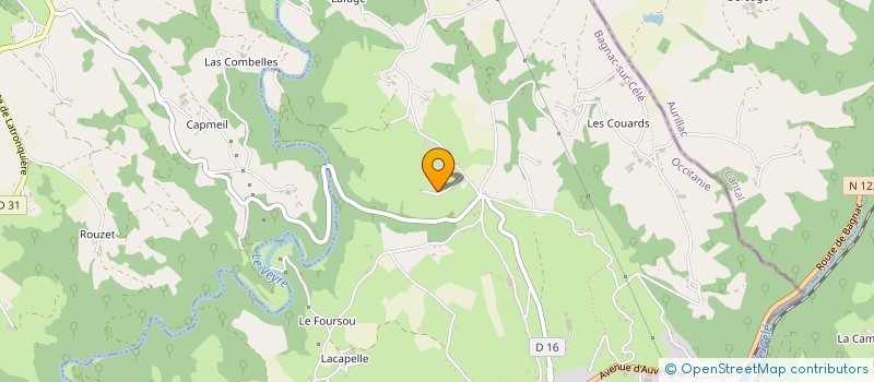 localisation de l'entreprise MADAME HENRIETTE LEDUC  BAGNAC-SUR-CELE