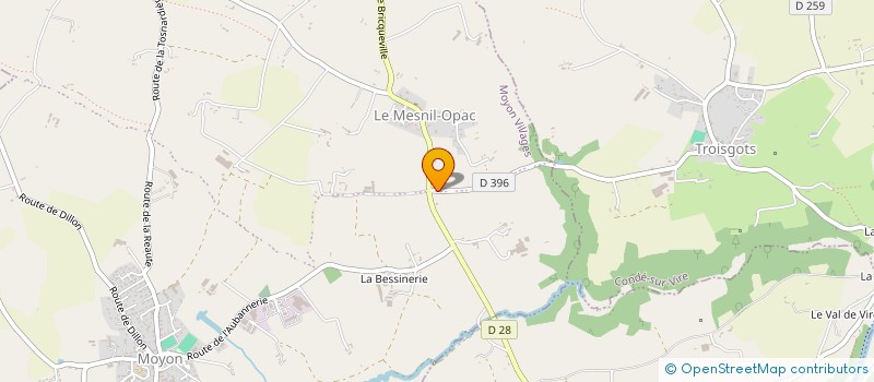 localisation de l'entreprise MADAME HENRIETTE LEGOUPIL à MOYON VILLAGES