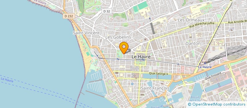 localisation de l'entreprise MADAME HENRIETTE LEGRAND à LE HAVRE