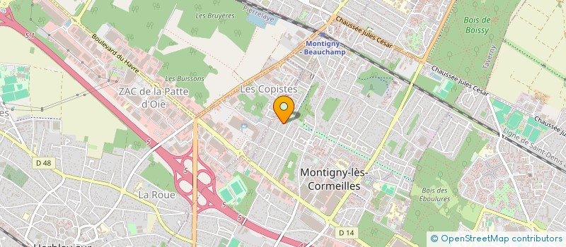 localisation de l'entreprise MADAME HENRIETTE LEVY à MONTIGNY-LES-CORMEILLES