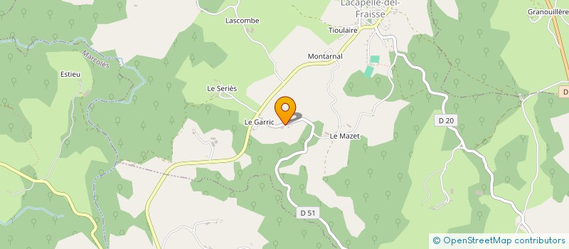 localisation de l'entreprise MADAME HENRIETTE LICARDIES à LACAPELLE-DEL-FRAISSE
