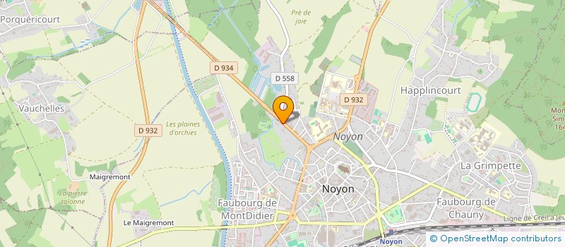 localisation de l'entreprise MADAME HENRIETTE LONCLE  NOYON