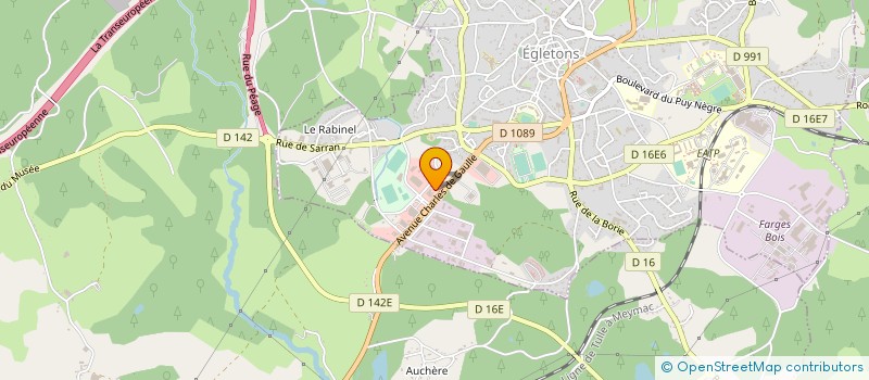 localisation de l'entreprise MADAME HENRIETTE MADRANGE à EGLETONS