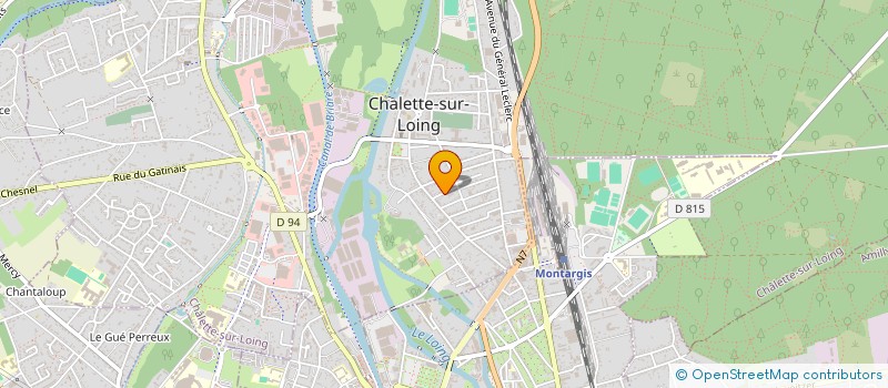 localisation de l'entreprise MADAME HENRIETTE MAHOUKOU MPASSI à CHALETTE-SUR-LOING