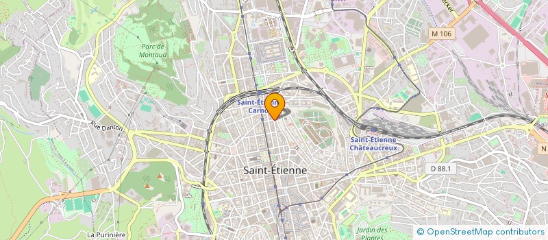 localisation de l'entreprise MADAME HENRIETTE MAILLET  SAINT-ETIENNE