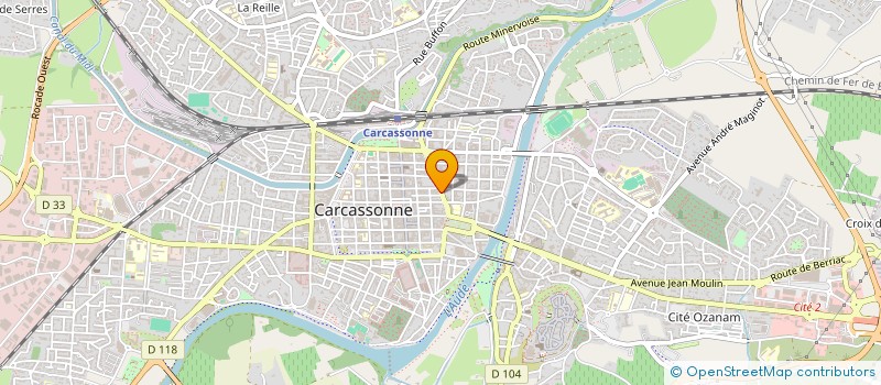 localisation de l'entreprise MADAME HENRIETTE MALIS à CARCASSONNE