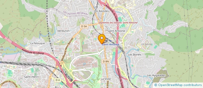 localisation de l'entreprise MADAME HENRIETTE MARCELLE CARLI à MARSEILLE