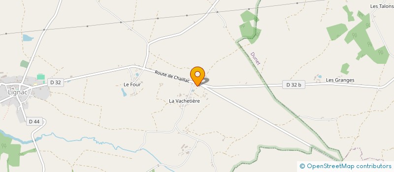 localisation de l'entreprise MADAME HENRIETTE MATHE à PRISSAC