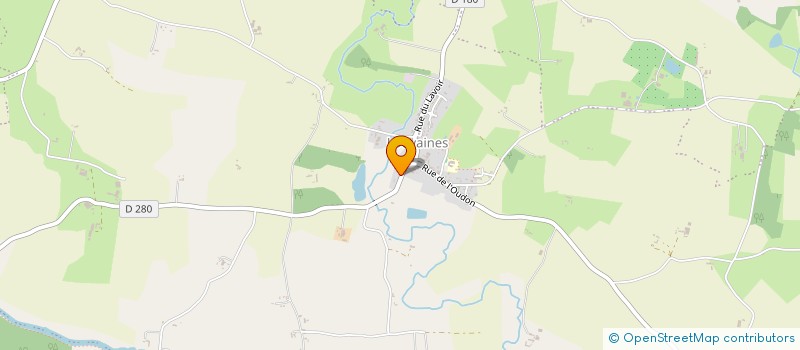 localisation de l'entreprise MADAME HENRIETTE MENARD  SEGRE-EN-ANJOU BLEU