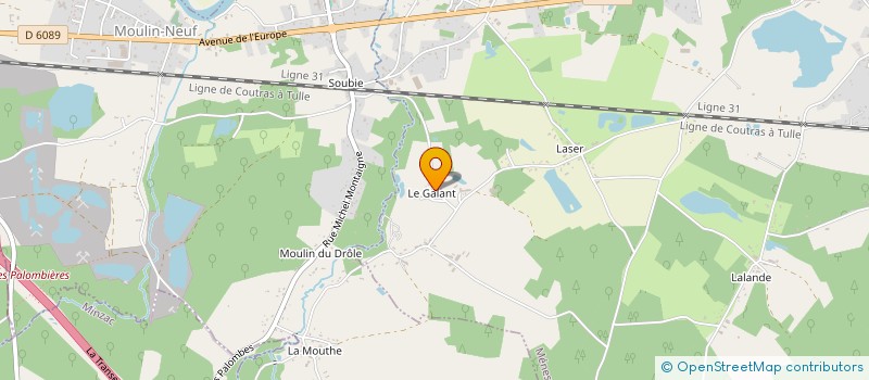 localisation de l'entreprise MADAME HENRIETTE METIVIER  EYGURANDE GARDEDEUIL