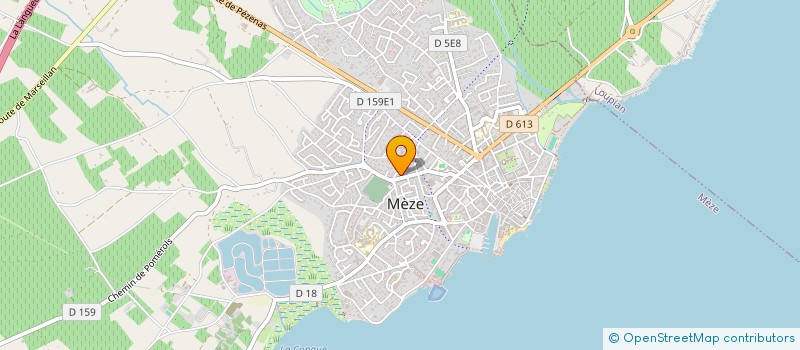 localisation de l'entreprise MADAME HENRIETTE MICHEL à MEZE