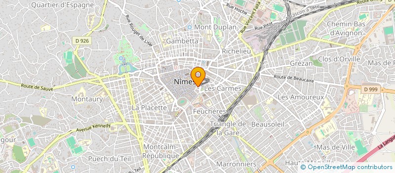 localisation de l'entreprise MADAME HENRIETTE MILLASSEAU à NIMES