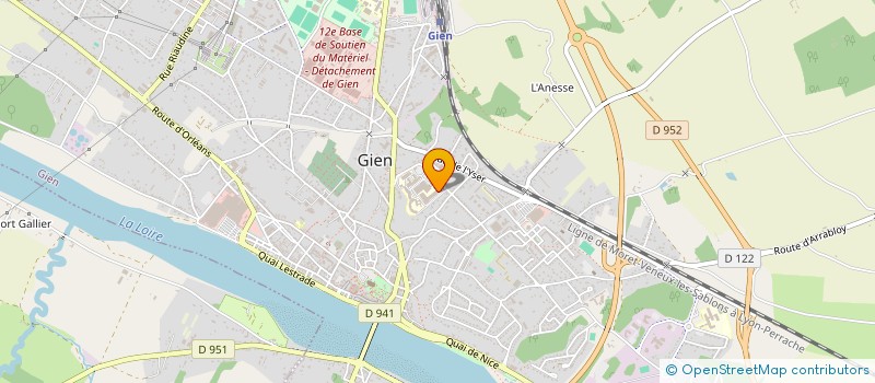 localisation de l'entreprise MADAME HENRIETTE MONTALVO à GIEN