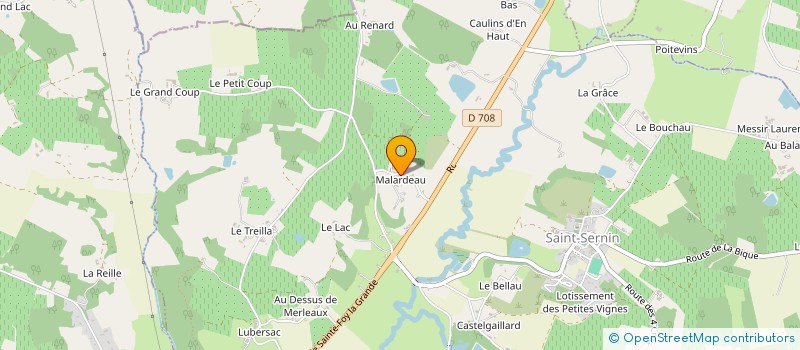 localisation de l'entreprise MADAME HENRIETTE PETITEAU  DURAS