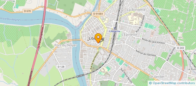 localisation de l'entreprise MADAME HENRIETTE PIGEON  LIBOURNE