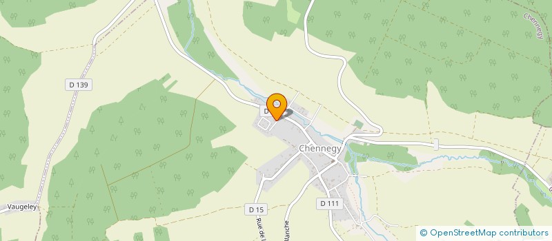localisation de l'entreprise MADAME HENRIETTE POULET à CHENNEGY