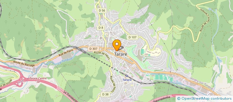 localisation de l'entreprise MADAME HENRIETTE QUANTIN  TARARE