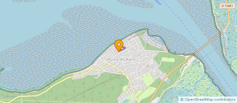 localisation de l'entreprise MADAME HENRIETTE RENAUD  LA TREMBLADE