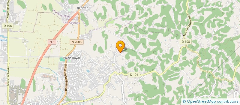 localisation de l'entreprise MADAME HENRIETTE ROBERTS  LES ABYMES