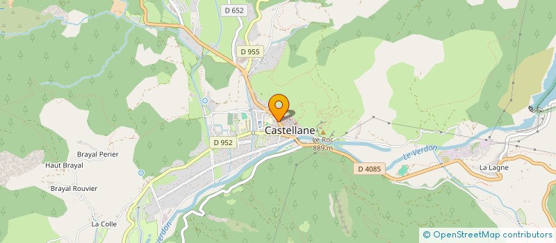 localisation de l'entreprise MADAME HENRIETTE ROUGIER à CASTELLANE