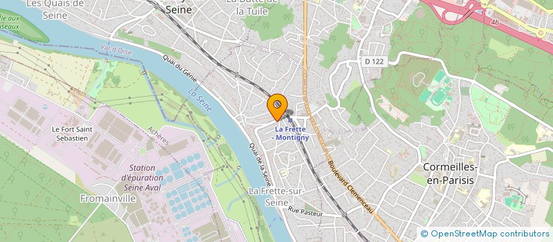 localisation de l'entreprise MADAME HENRIETTE RUTTKAY  LA FRETTE-SUR-SEINE