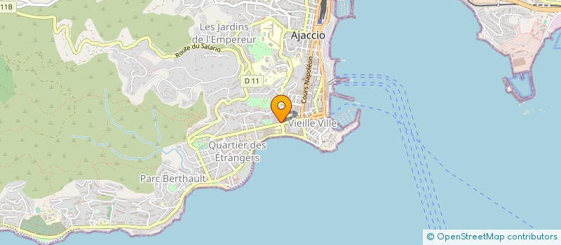localisation de l'entreprise MADAME HENRIETTE SABIANI à AJACCIO