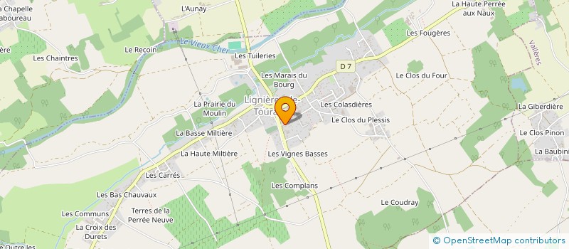 localisation de l'entreprise MADAME HENRIETTE SAVARIAU à LIGNIERES-DE-TOURAINE