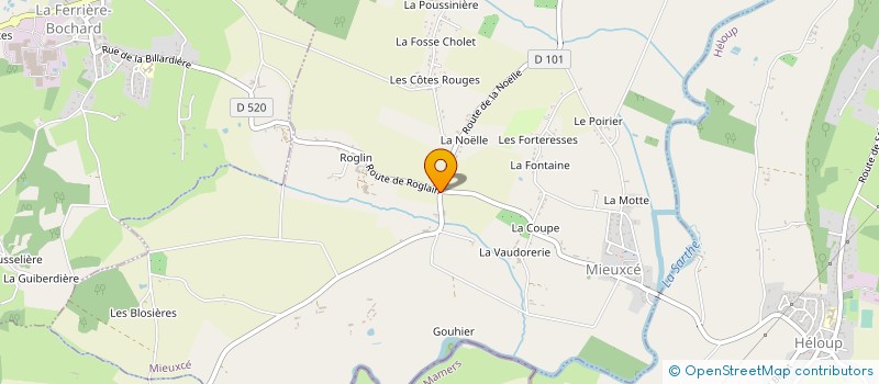 localisation de l'entreprise MADAME HENRIETTE SELLOS à MIEUXCE