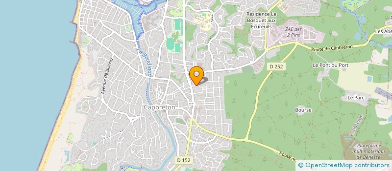 localisation de l'entreprise MADAME HENRIETTE SEMACOY  CAPBRETON