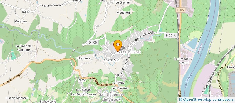 localisation de l'entreprise MADAME HENRIETTE SEUX  SAINT-DESIRAT