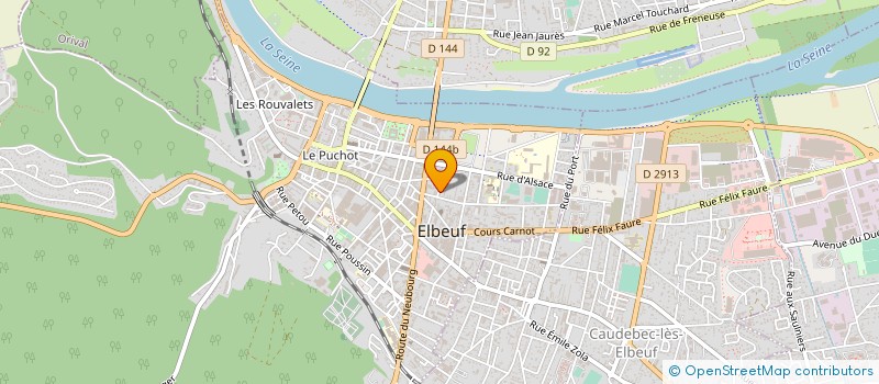 localisation de l'entreprise MADAME HENRIETTE THOMMERET  ELBEUF