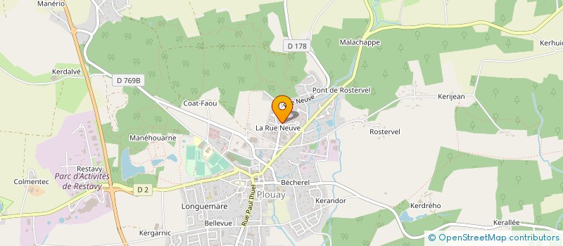 localisation de l'entreprise MADAME HENRIETTE TREVARIN à CALAN