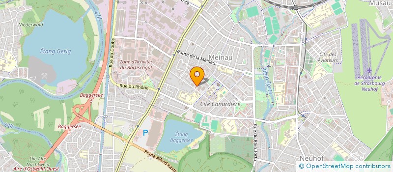 localisation de l'entreprise MADAME HENRIETTE WEYL  STRASBOURG