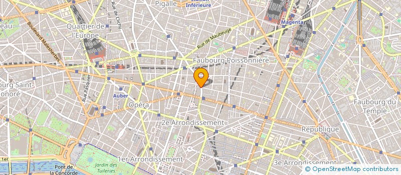 localisation de l'entreprise MADAME HENRIETTE WOEHR à PARIS