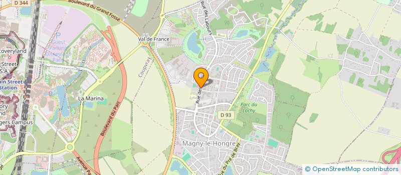 localisation de l'entreprise MADAME HENRY-CHRISTOPHE MANGUELE  MAGNY-LE-HONGRE