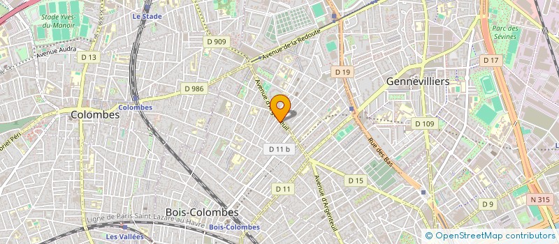 localisation de l'entreprise MADAME HENY HABA  BOIS-COLOMBES