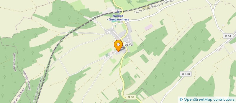 localisation de l'entreprise MADAME HERDISSE AZAME EKOMENGUET  NAMPS-MAISNIL