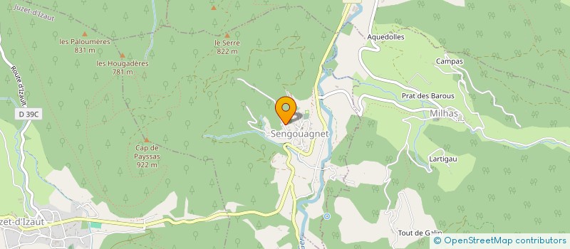 localisation de l'entreprise MADAME HERISOANJATO RARIVONIRINA à SENGOUAGNET