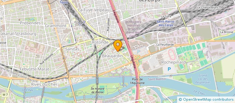 localisation de l'entreprise MADAME HERMANCE ATTINSOUNON  TOURS