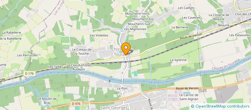 localisation de l'entreprise MADAME HERMANCE BACHELIER  CHISSAY-EN-TOURAINE