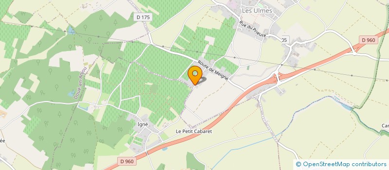 localisation de l'entreprise MADAME HERMANCE BARAUD  LES ULMES